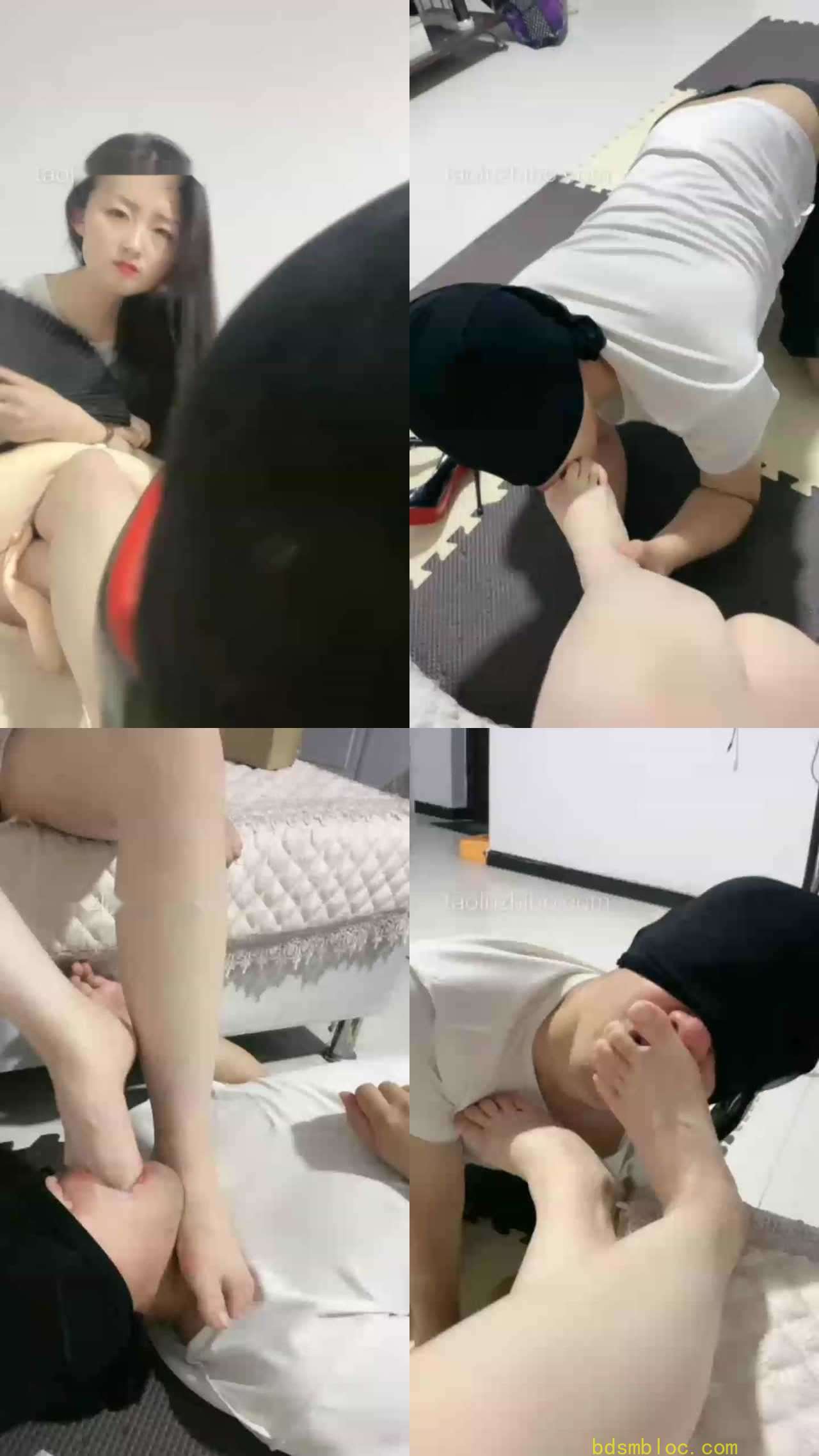 【鸾月小主】日常调教，电击，舔脚