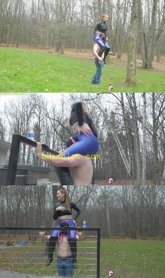【欧美女王】BP-Riot女神户外骑人马！策马飞腾，纵横驰骋，长发飘逸！