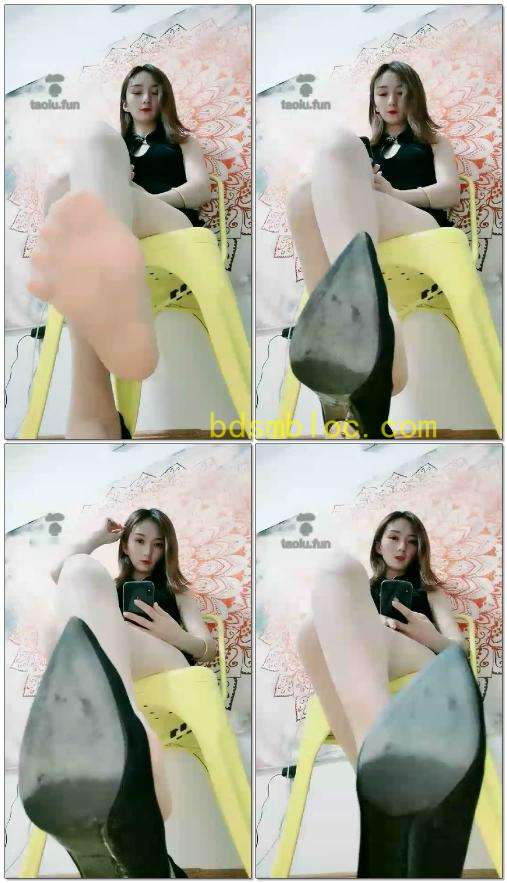 【依琴女主】第一视角丝袜脚底高跟羞辱