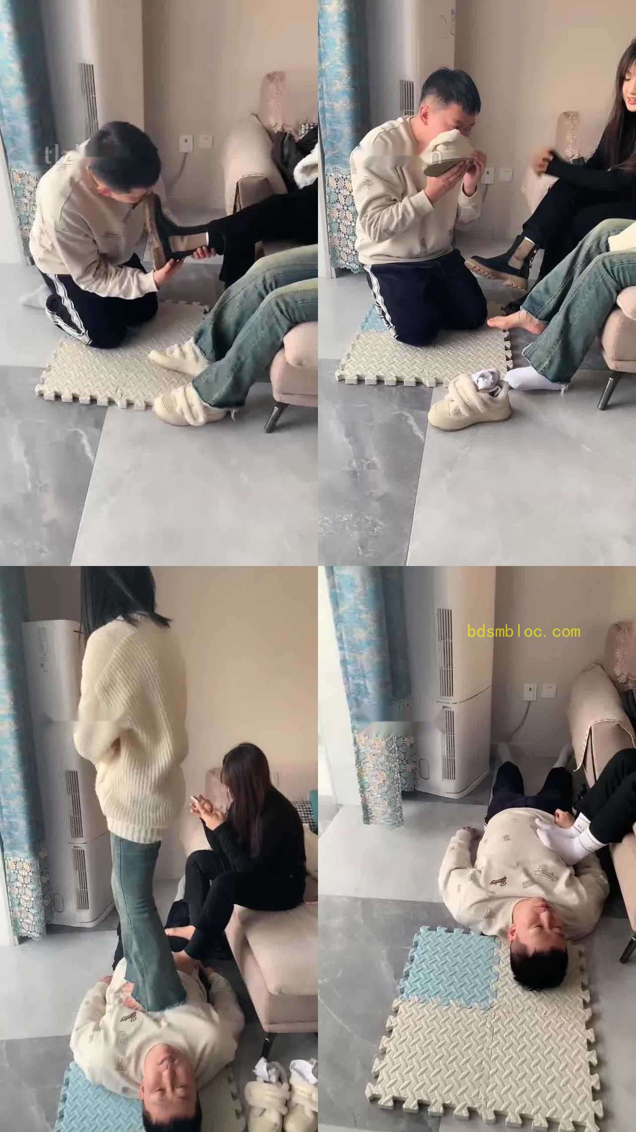 【精神小妹】约会前羞辱清理工具