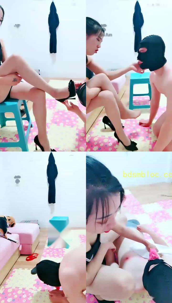 【沐玥s】耳光捆绑，清理鞋底