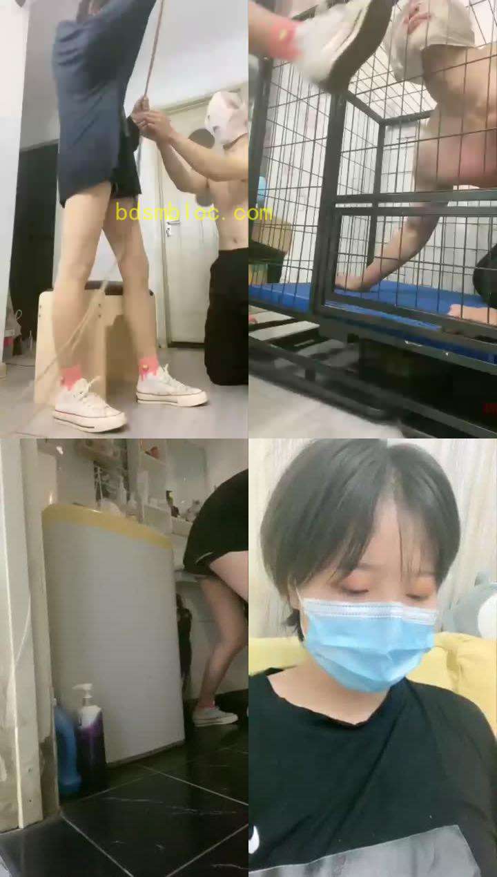 【美离子】家法处置，棉袜泡圣水含嘴里吐泡泡极度羞辱【115分钟】【普清】