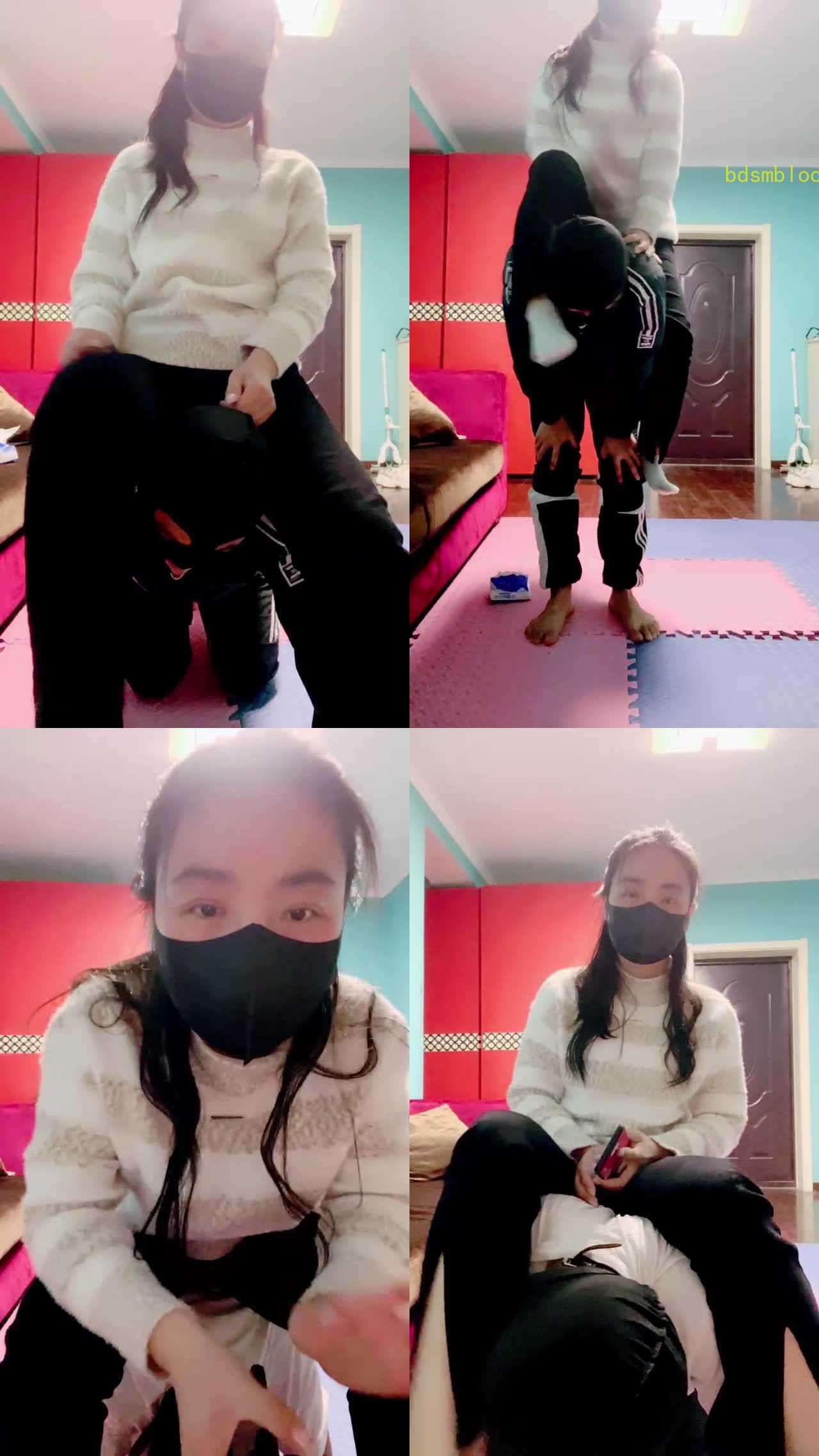【语阳】骑马+原味白袜辱狗