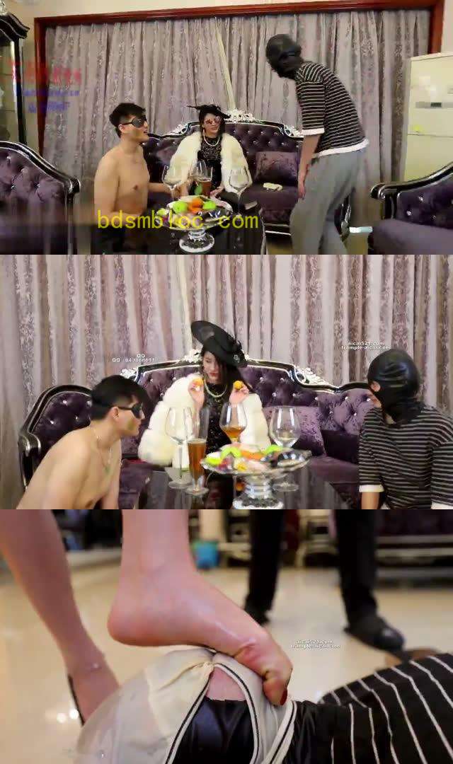 【芷晴】富婆的私人会所舔脚 强迫吃内裤