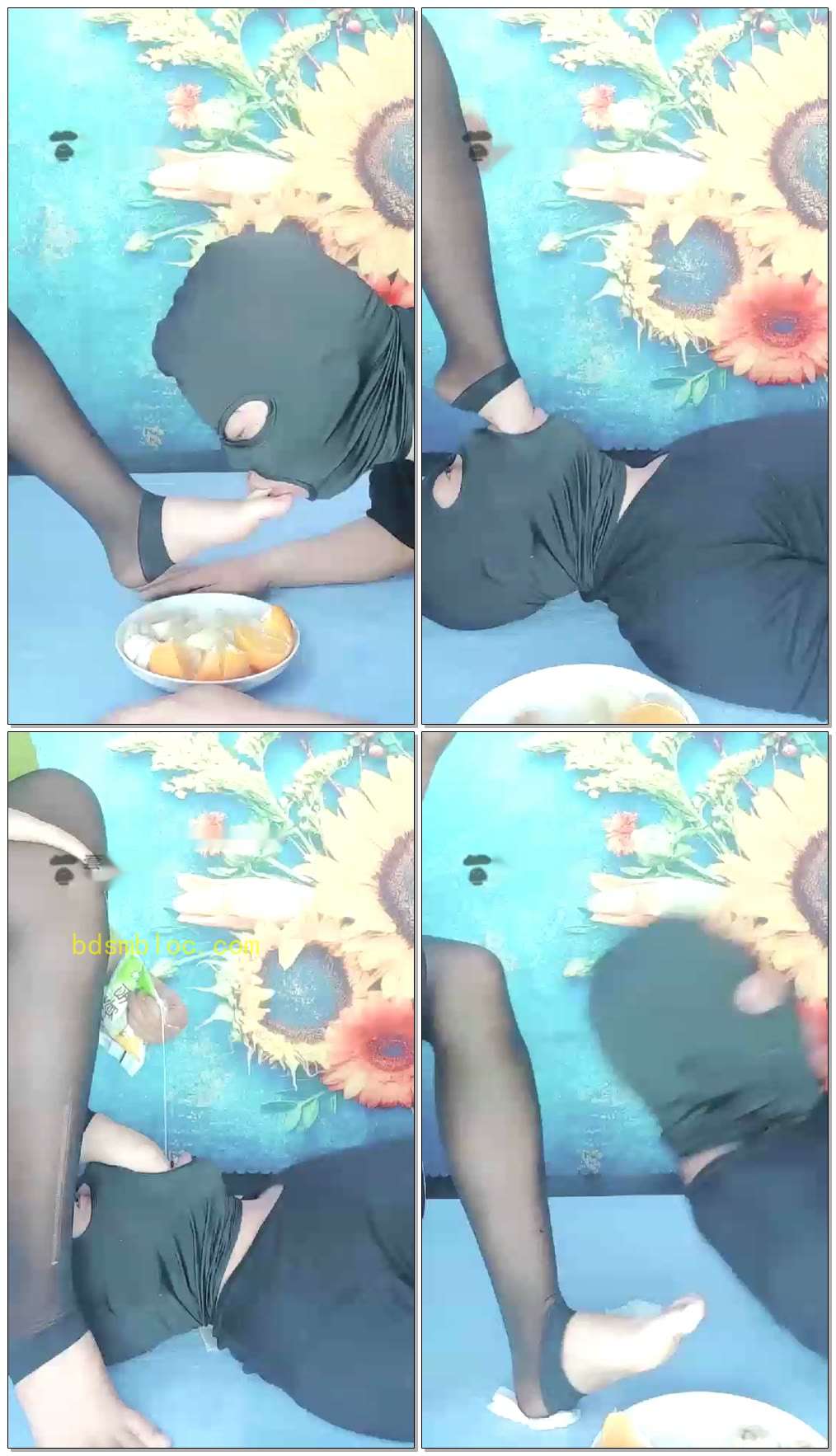 【玲珑小主】狗狗的美味早餐，主人的香脚汗，脚喂食