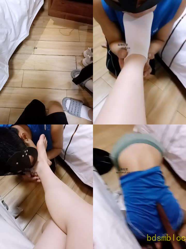 【凤栖】跪舔原味白棉袜