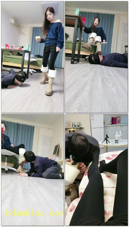 【S沐沐妖S】踩头清理鞋底