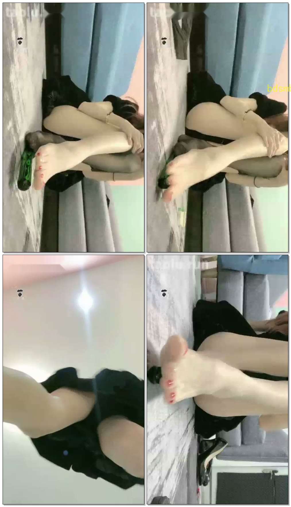 【希希】第一视角福利场控制：黑丝挑逗口水恋臀视角