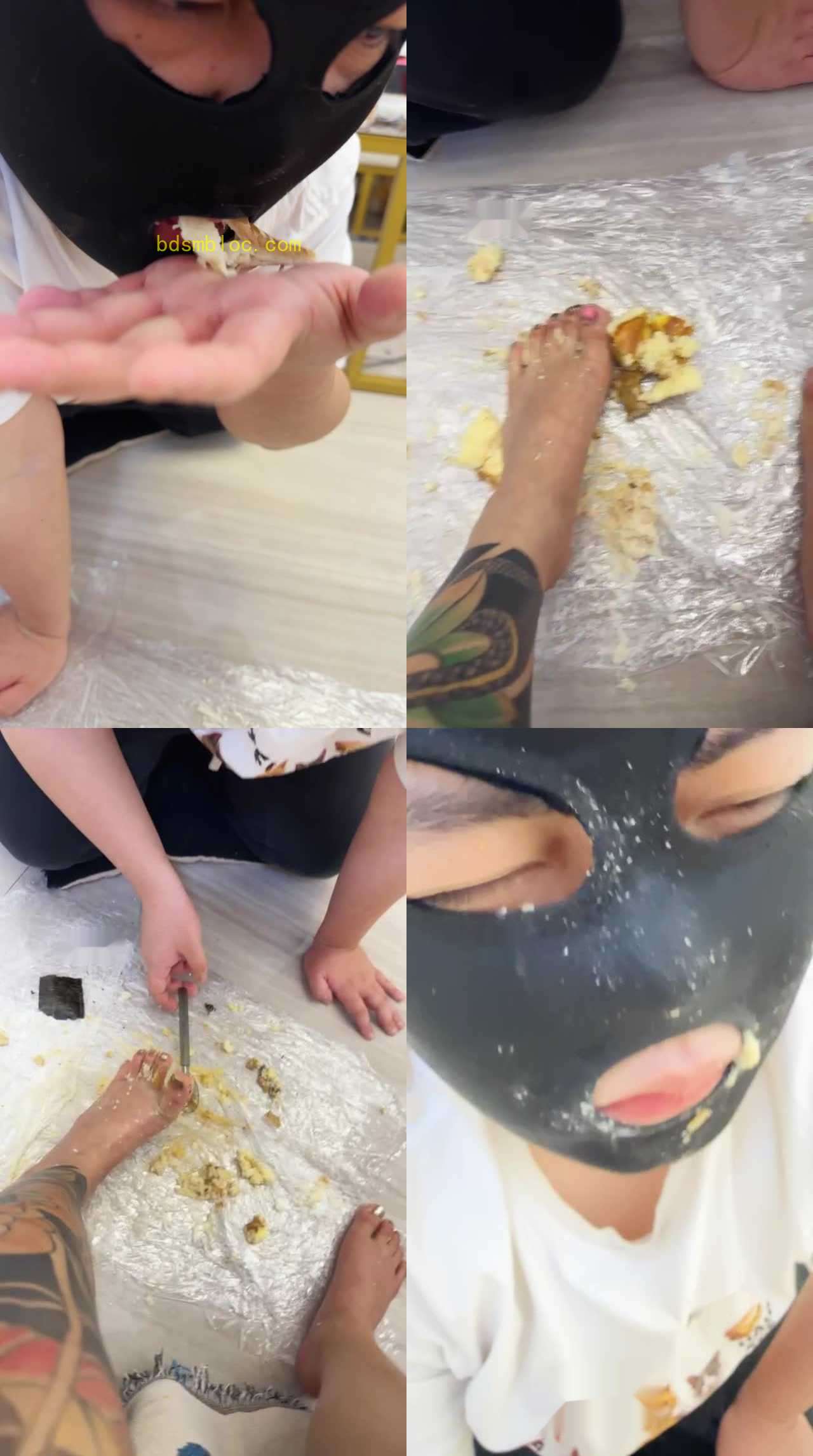 【Qi7】纹身精神小妹-踩踏喂食专场