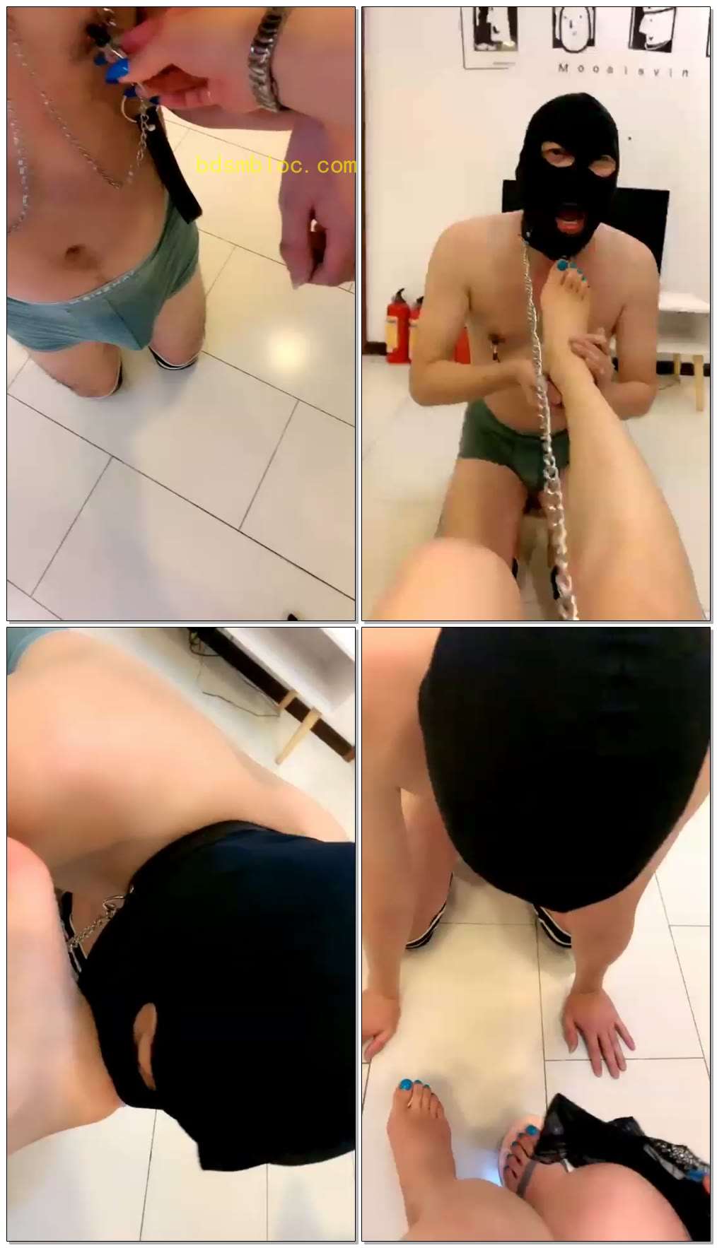 【丹丹S】无底线羞辱狗杂种，清理鞋底，舔脚