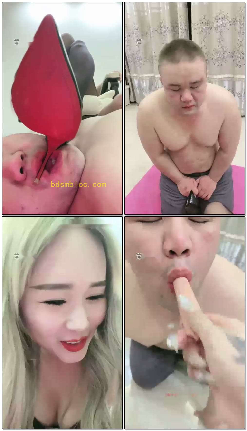 【冷柔S】互动玩狗，高跟鞋虐狗头+黑丝恋足+骑马