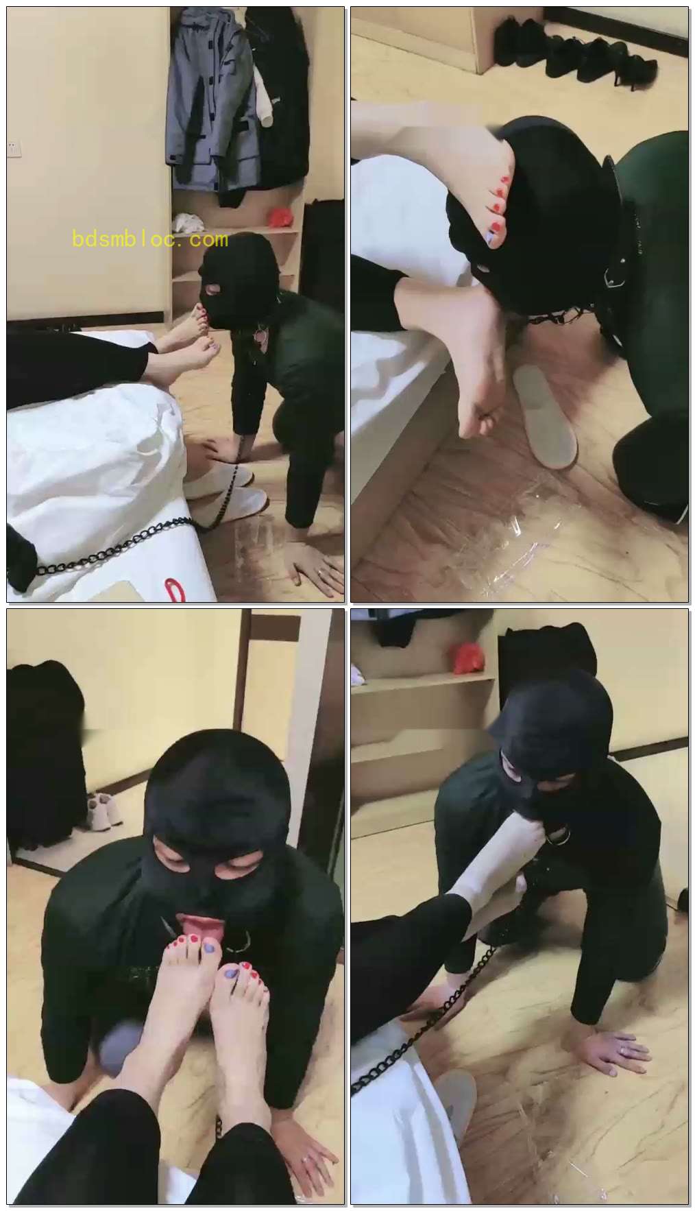 【心甜夫妻s】贱狗给夫妻舔脚