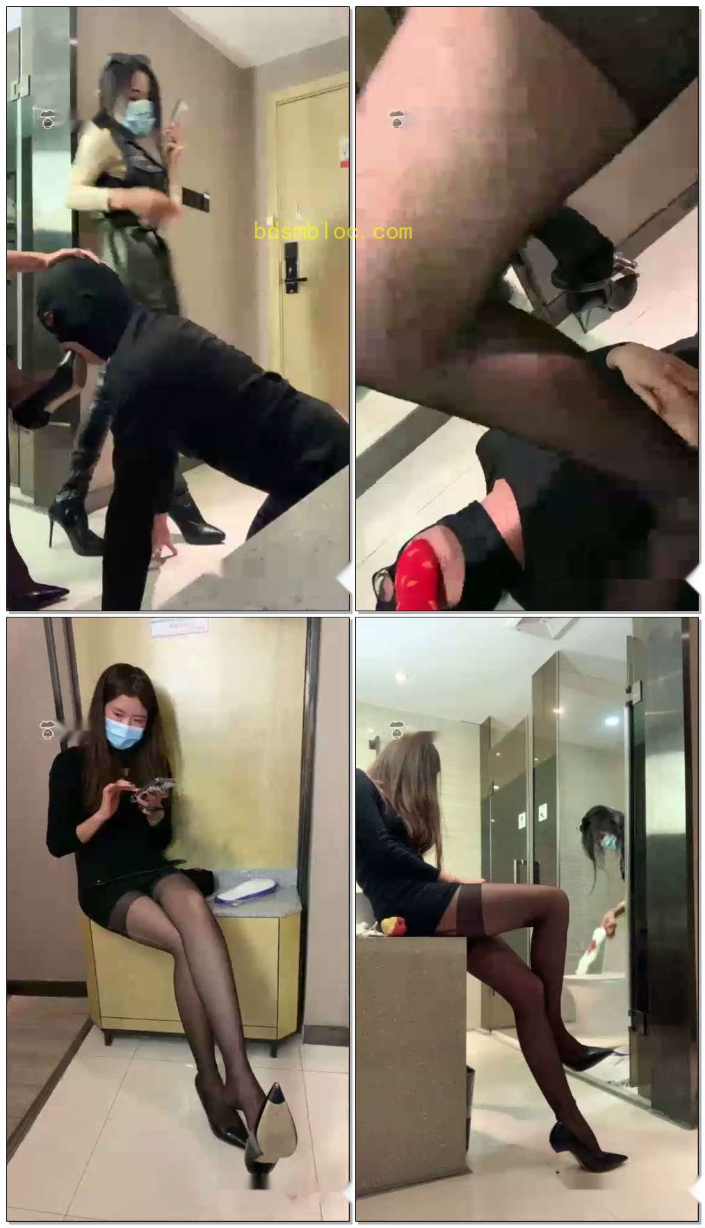 【苏曼苏老师S】双主调教贱狗踩踏骑马