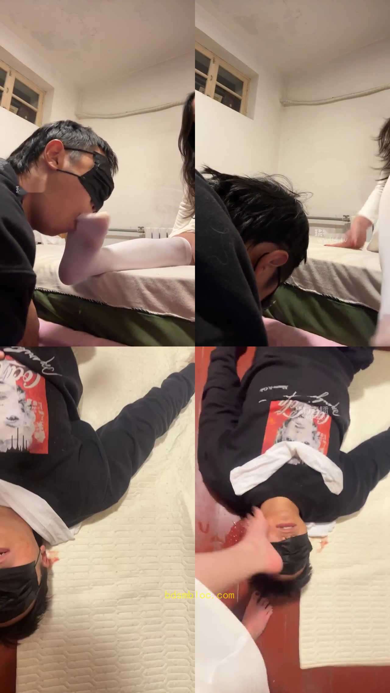 【冉冉】白丝裸足强制深喉专场 插出血
