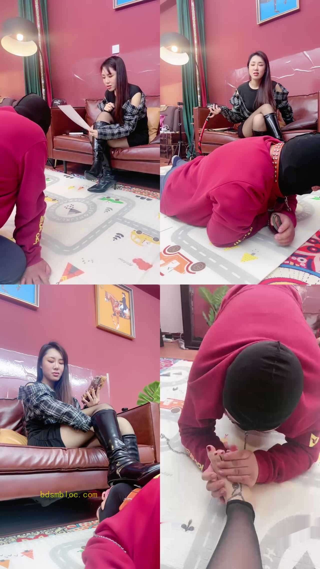 【辣妈】宝妈长靴黑丝辱前夫