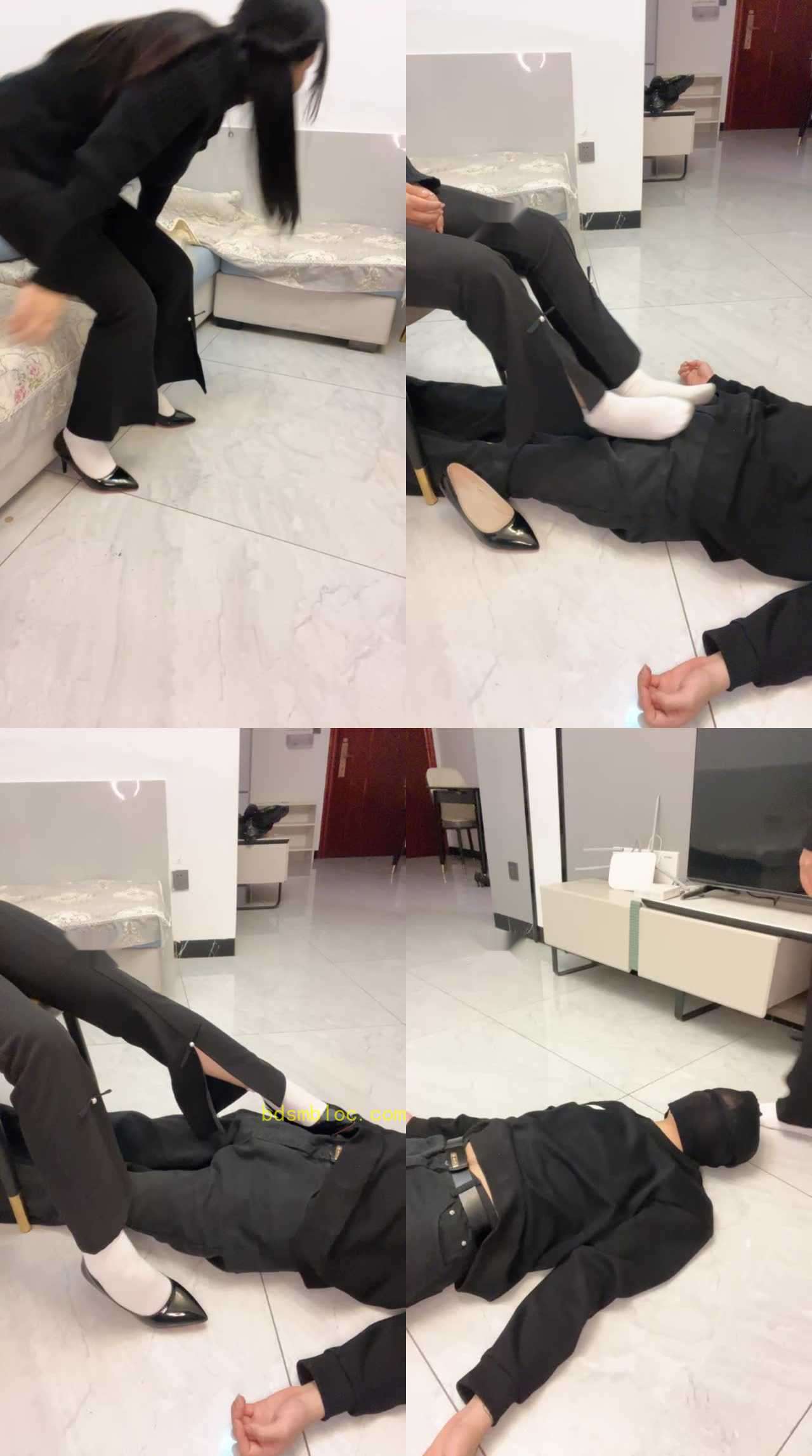 【凶大无挠】做白领S的脚下奴