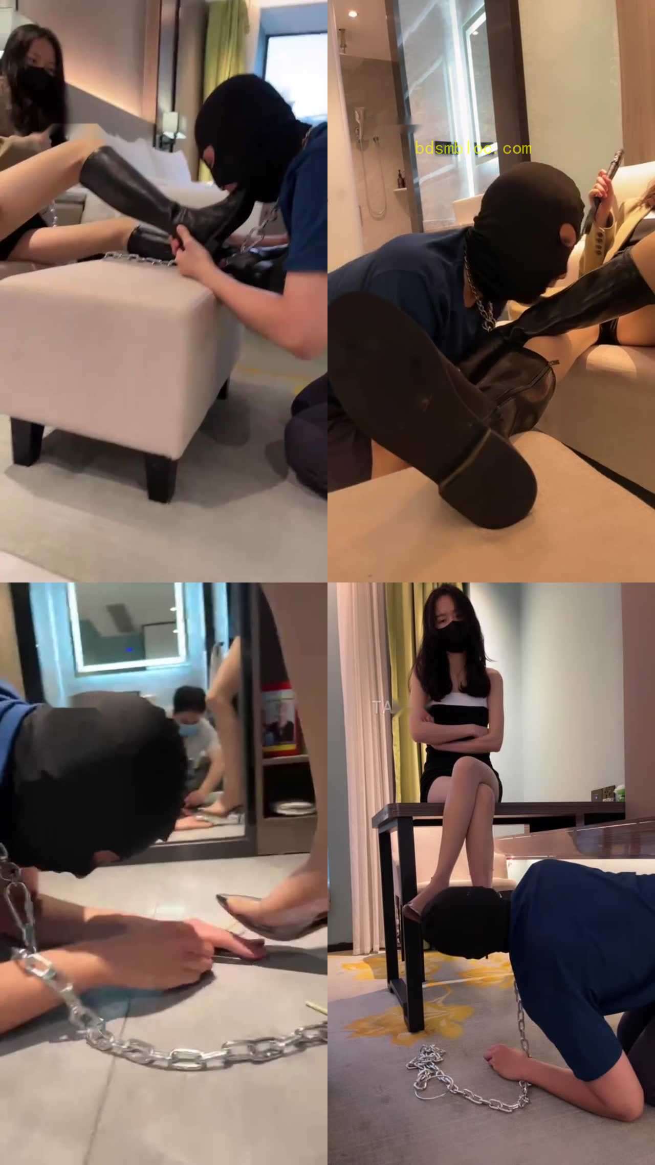 【万一情侣】长靴野蛮女友虐绿帽狗