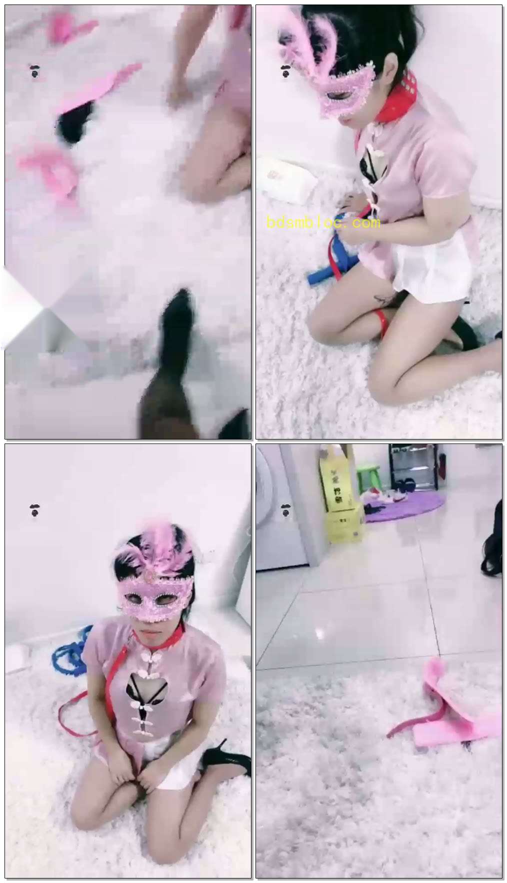 【雯主家的宝贝婳儿】应邀调教小母狗