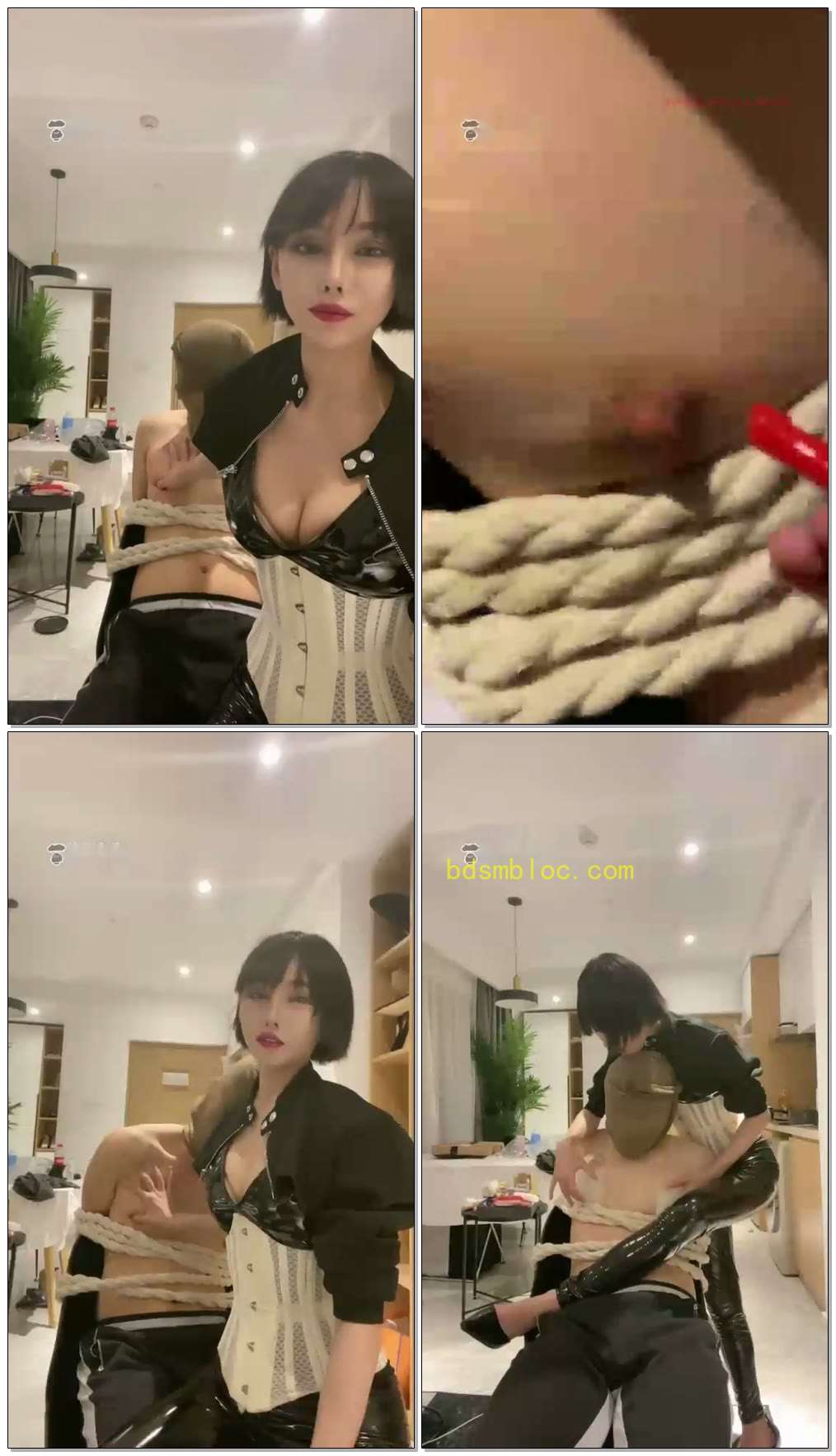 【伊茜】强制到绝望，虐乳虐到哭