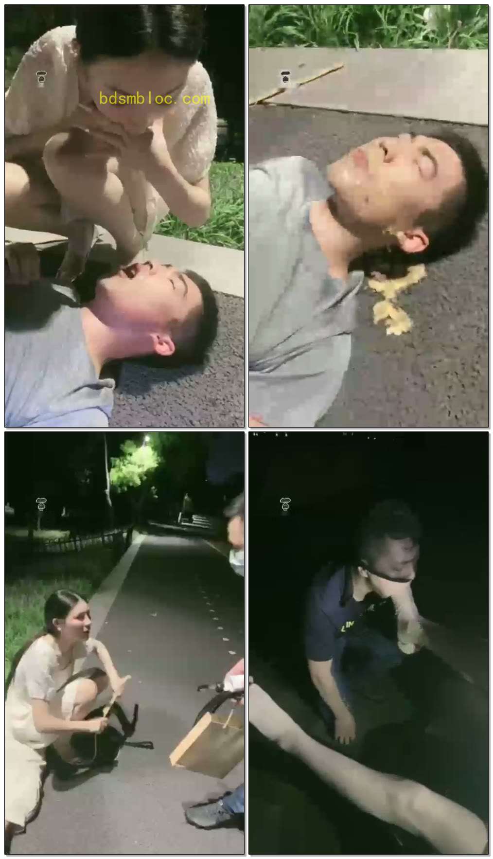 【诺曦s】上海外滩户外遛狗，呕吐物，双狗伺候