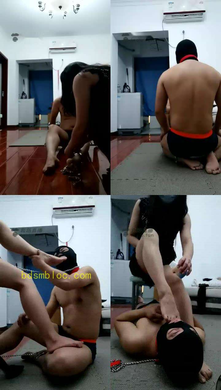 【幸运女王】圈养奴拉出来溜溜
