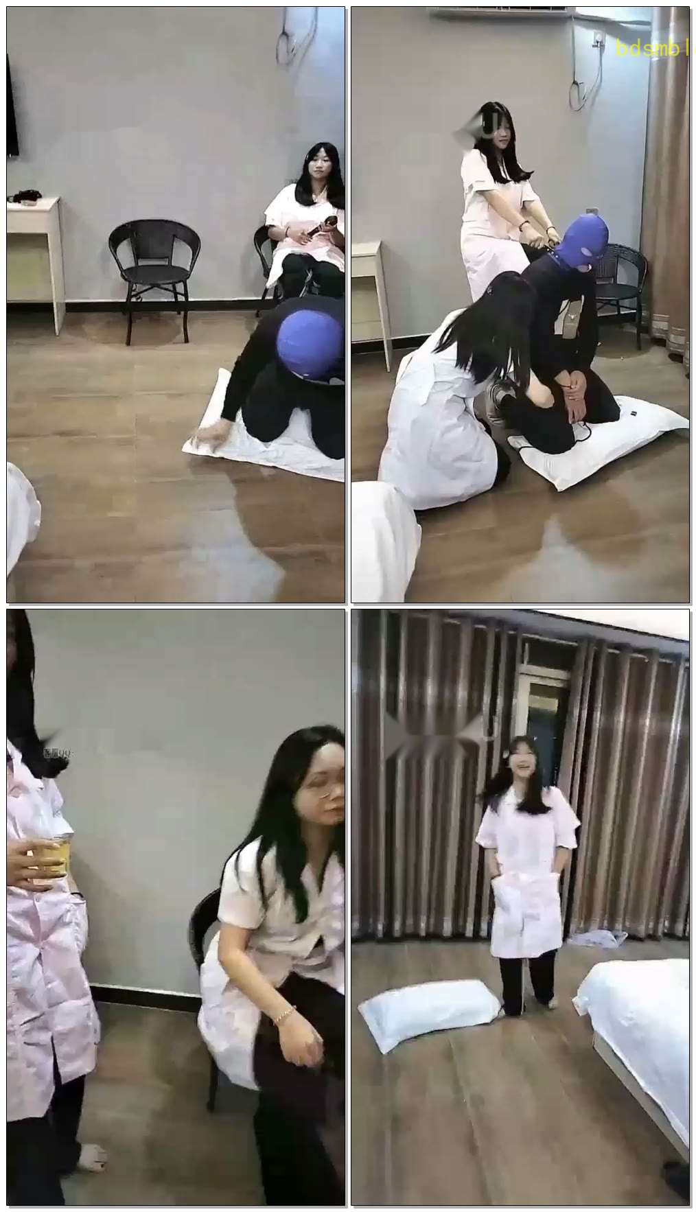 【德意户外男神】暴力双护士欧打色狼