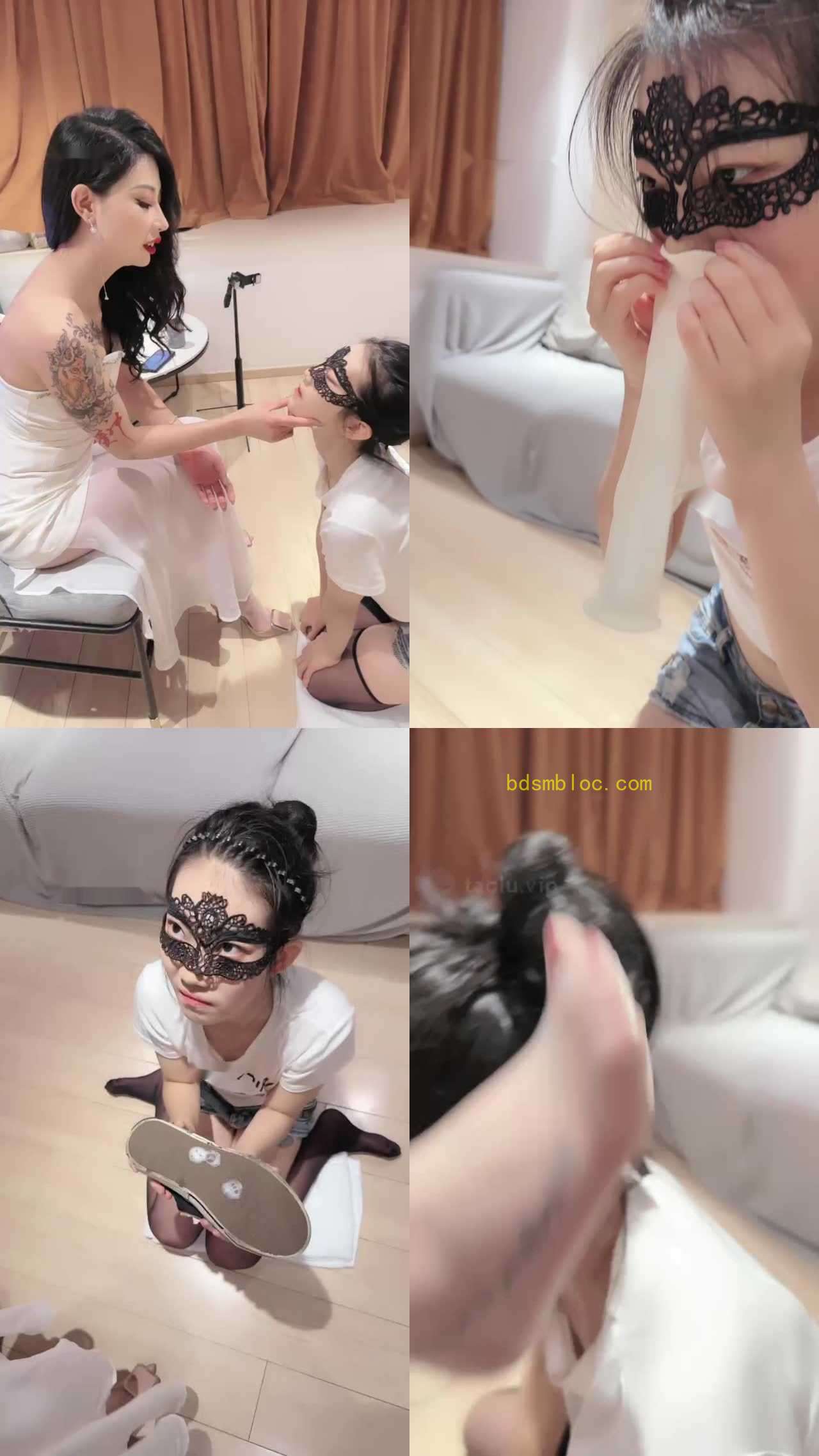 【爱神】你们的女神我的狗-闻舔脏鞋底口水/裸足插嘴