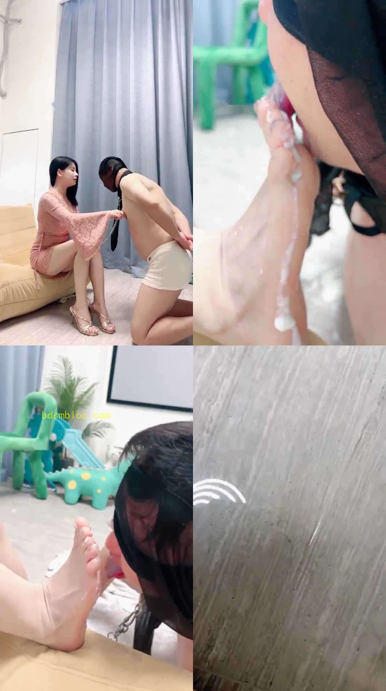 【黛樱】耳光 舔酸奶脚 口水 踢蛋