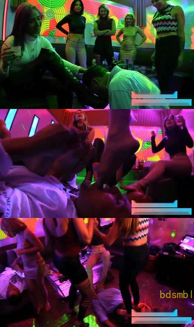 【欧美女王】KTV,五位女神虐奴玩乐！