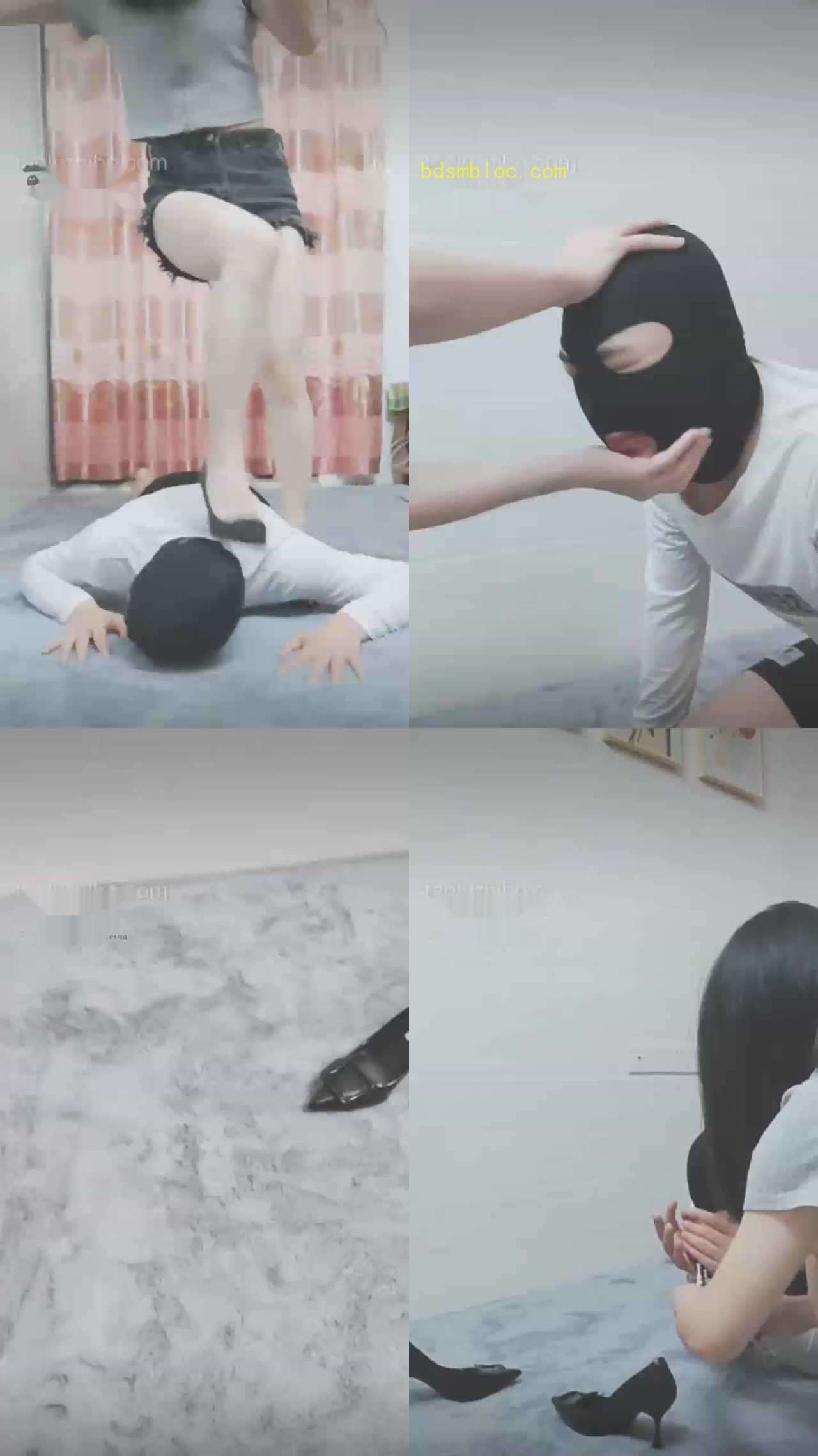 【灵竹女主】耳光专场手脚并用踩踏