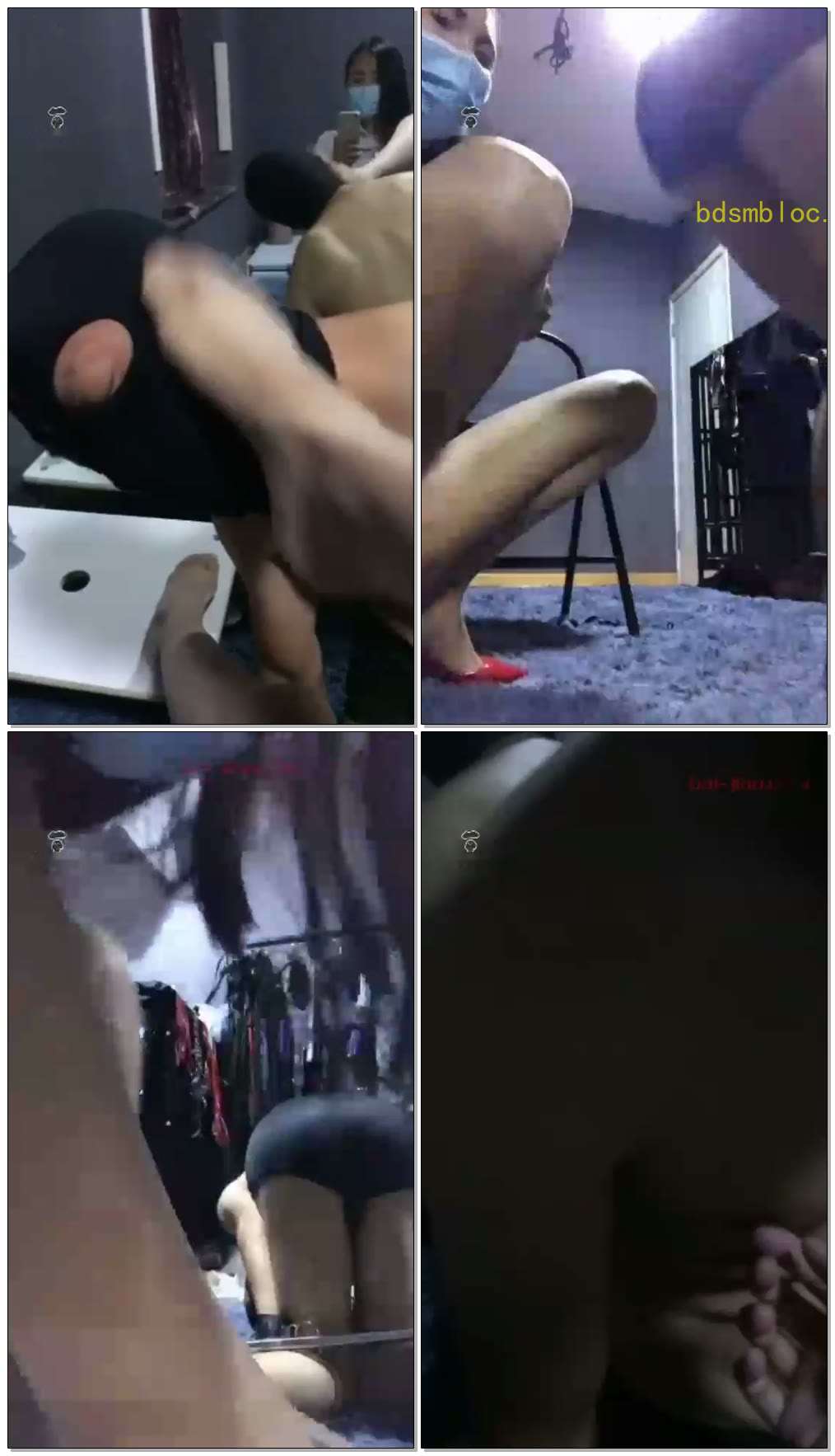 【慧慧S】重度耳光舔脚深喉SP，禁锢四肢难受吧