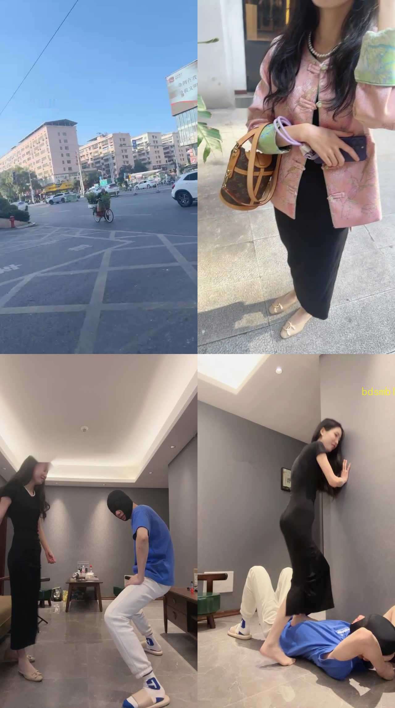 【狗哥】肉丝御姐揪耳朵-踢裆-踩踏-耳光