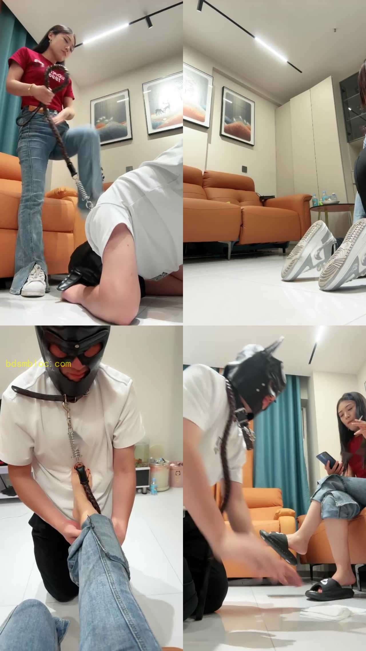 【雅妈】贝壳头踩虐/下跪做家务/骑马/头顶鞋