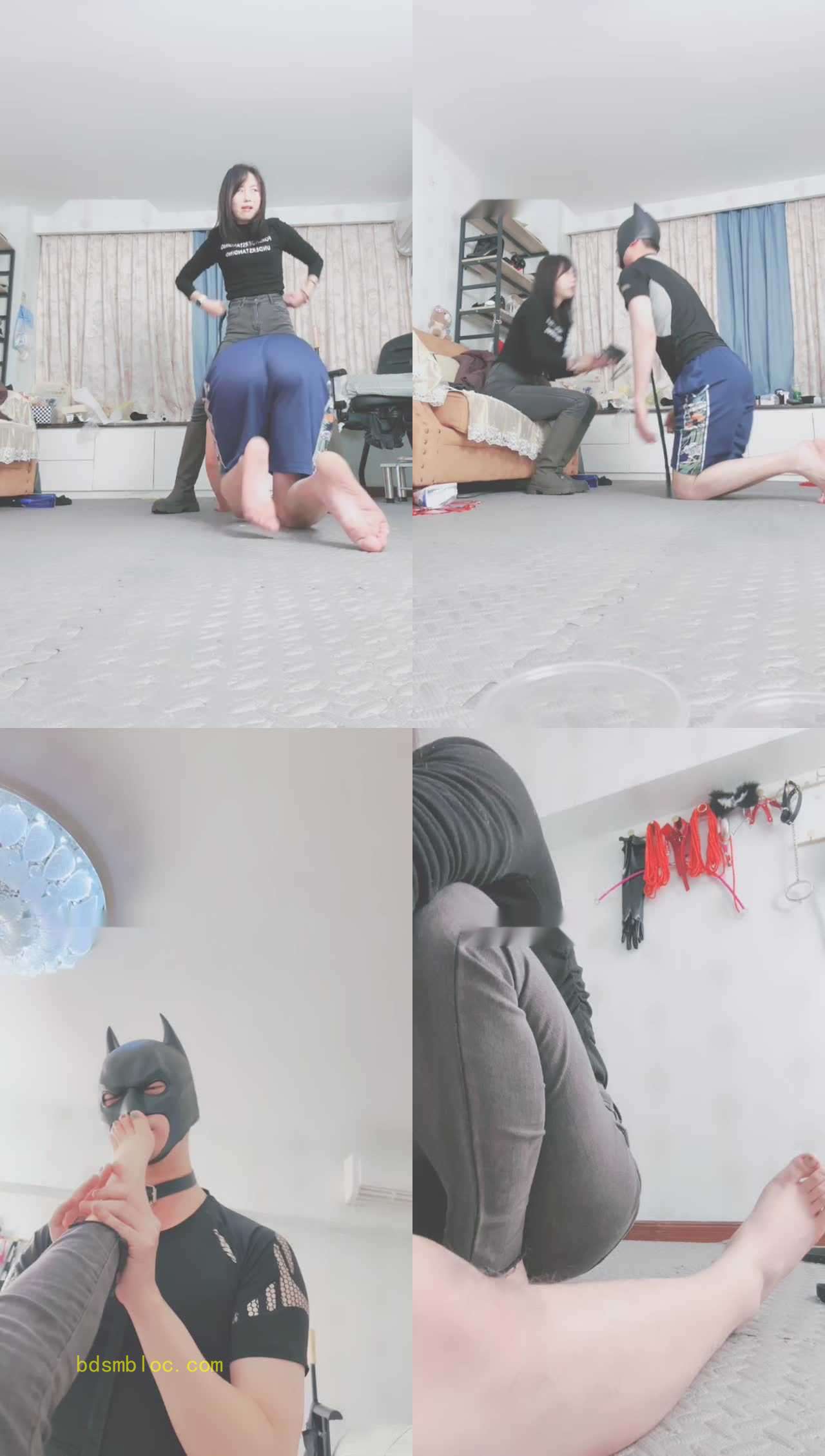 【果儿】鞭打/转胯爬行/品尝圣水/臭脚捂脸
