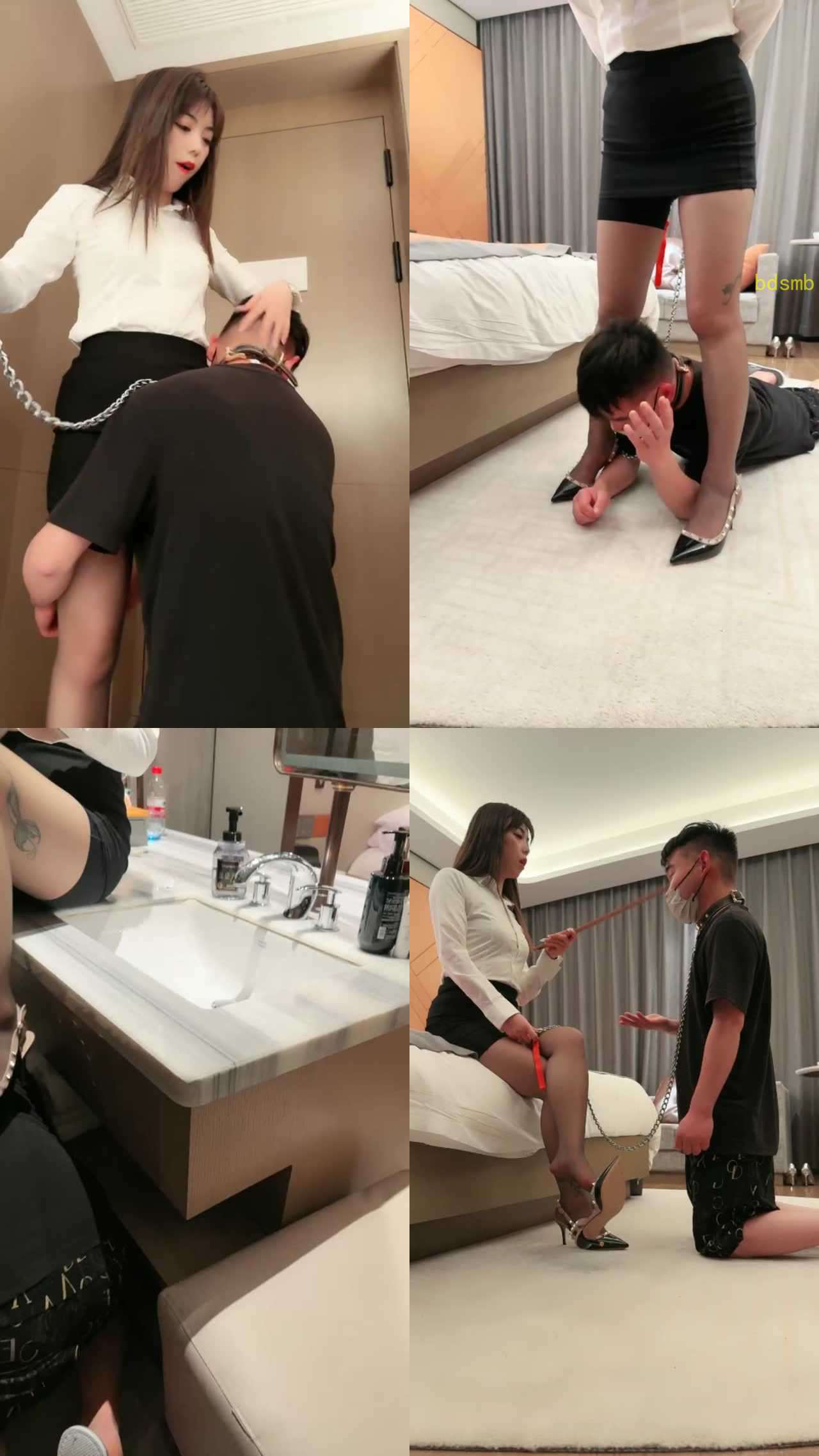 【梦涵queen】下班玩弄圈养慕