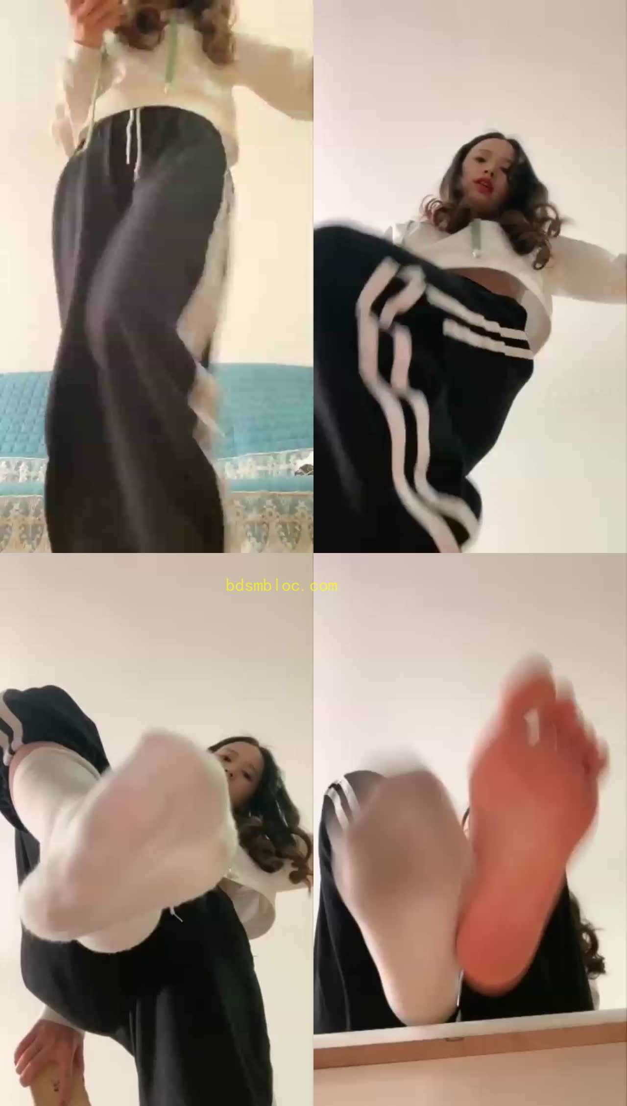 【灵灵】第一视角白鞋白棉袜
