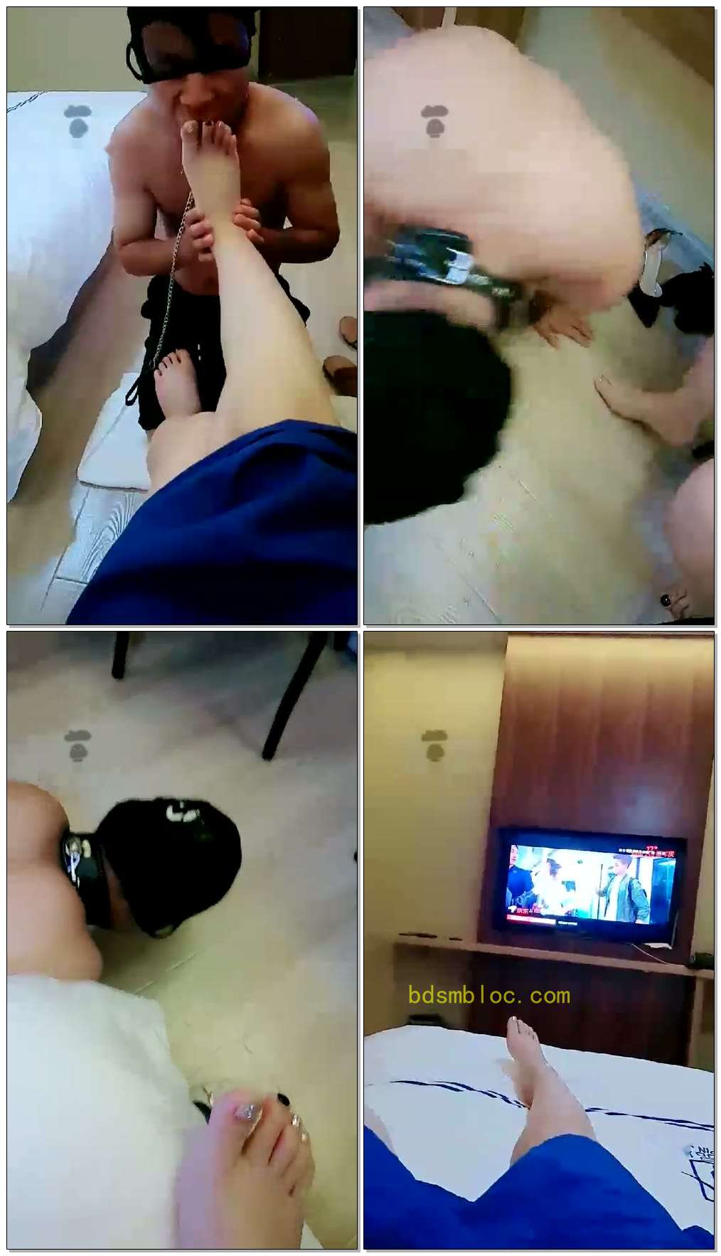 【月宝S】骑马钻跨，踩踏喂食，嘴洗玉足