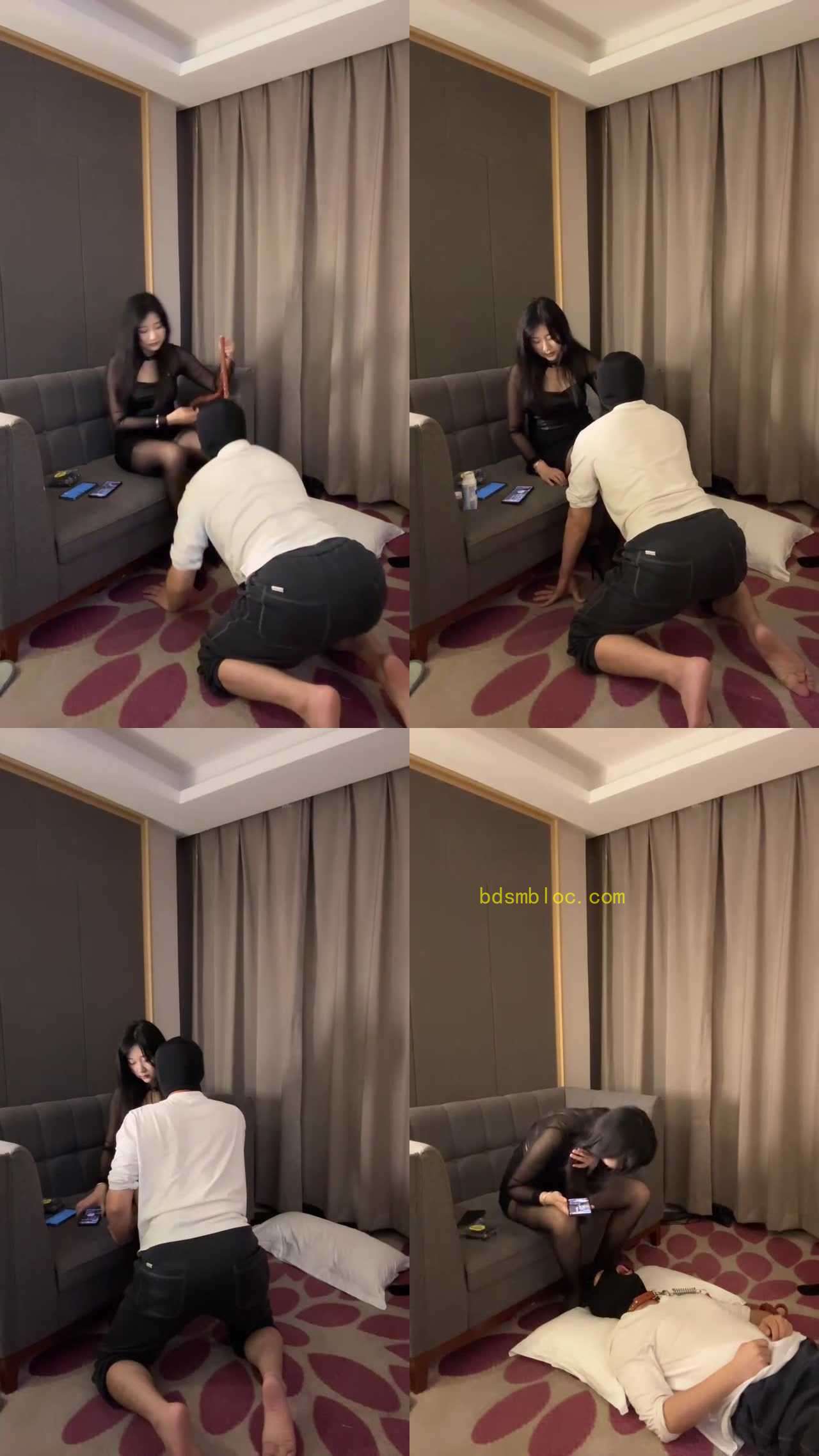 【橙橙】掐乳/喂口水/黑丝美腿诱惑/转胯/臭脚捂脸/腿绞窒息