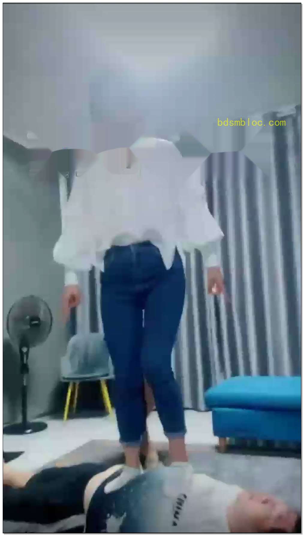 【婷婷S】带同事体验调狗