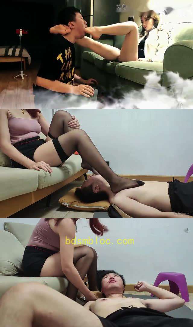 【红颜榜】Lucky女主黑丝深喉脚耳光