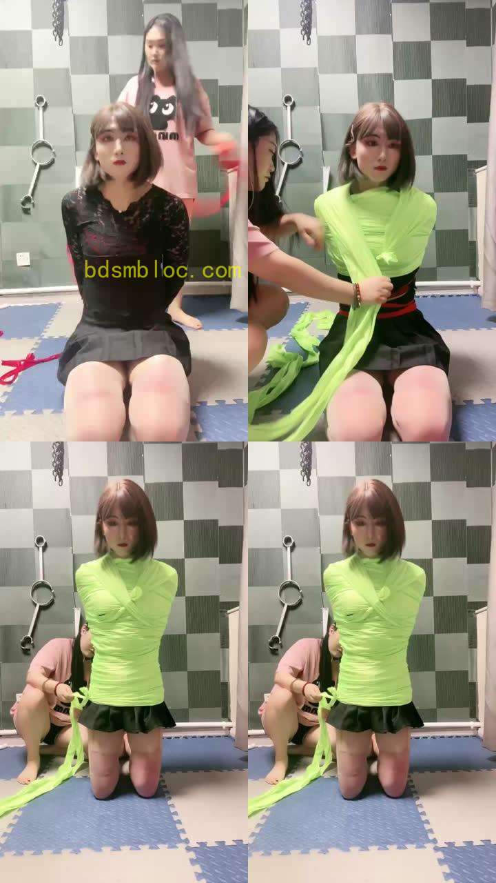 【盈盈S】丝绸包裹调教