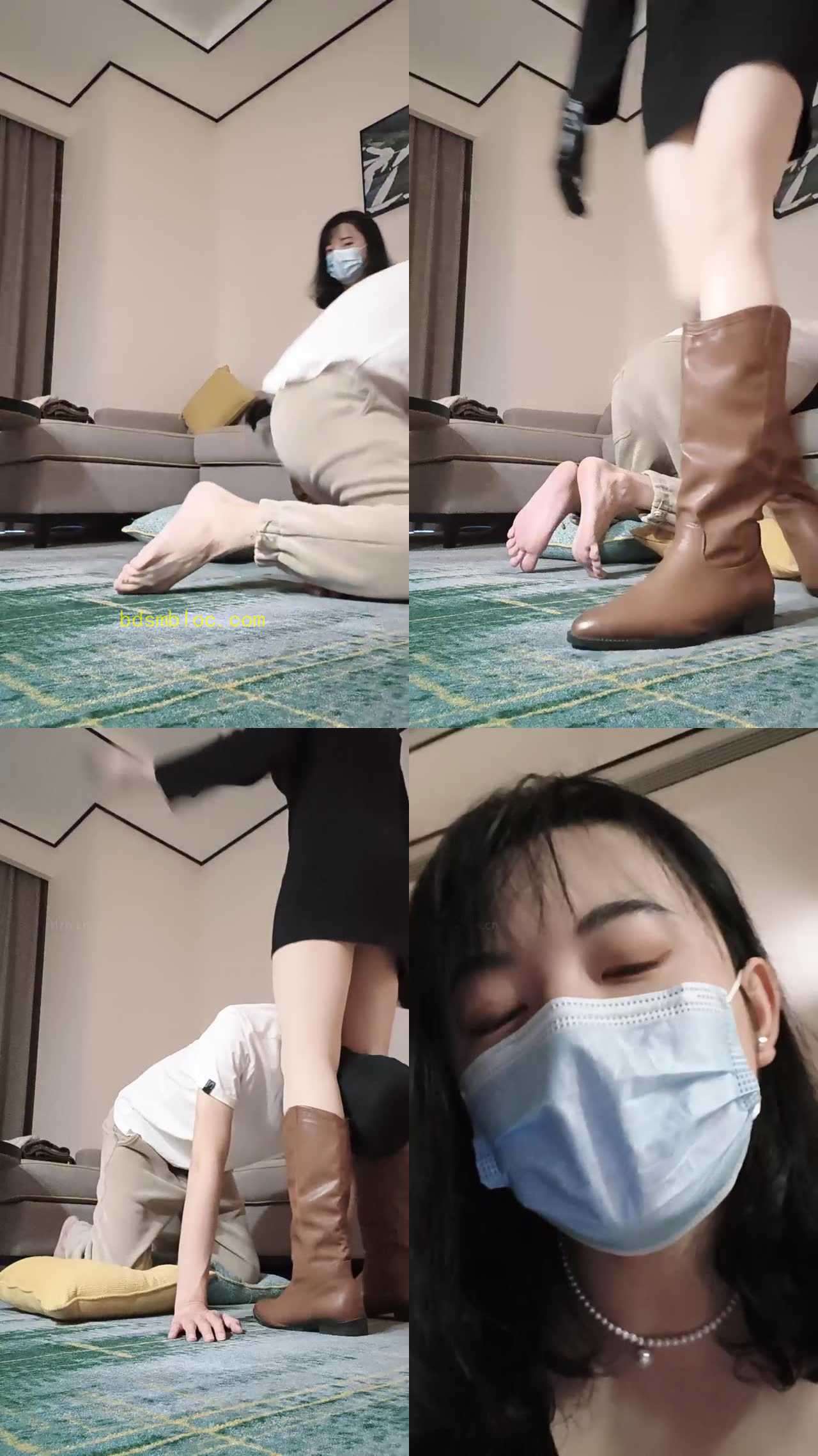 【米小唐】长靴提档/踩踏/sp/丝袜脚捂脸狂吸