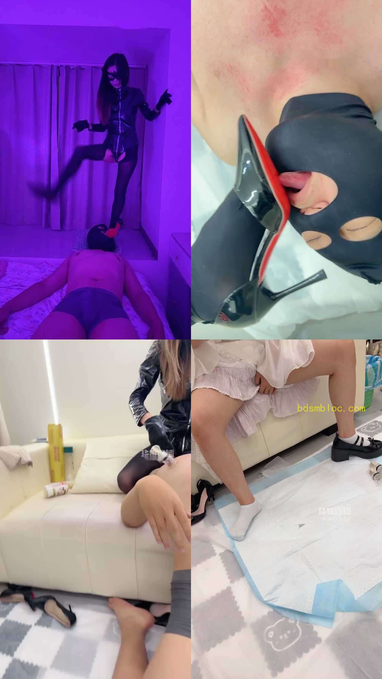 【厕主糖糖s】桃欣大女主，厕主糖糖s，蜘蛛女神踢档虐阳刑奴场