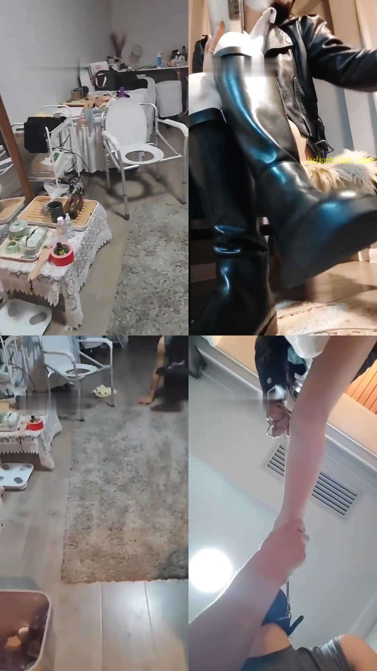 【乐爷】楼梯间调奴舔丝袜脚