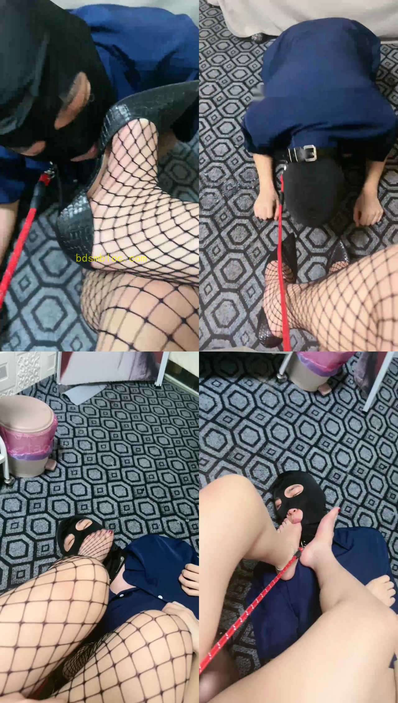 【木子大大】鞋跟插嘴/网袜诱惑/喝圣水/踩脚垫