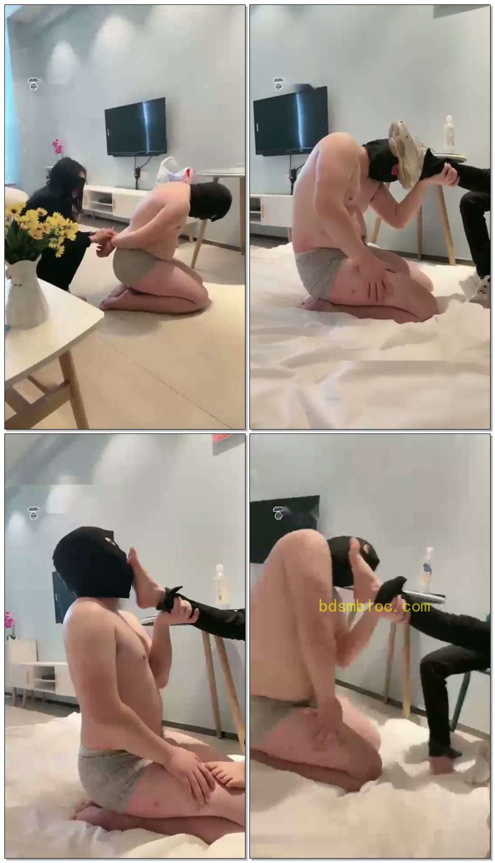 【KiKi殿下】暴打调教贱狗，口水耳光骑马踩踏钻胯，运动鞋棉袜