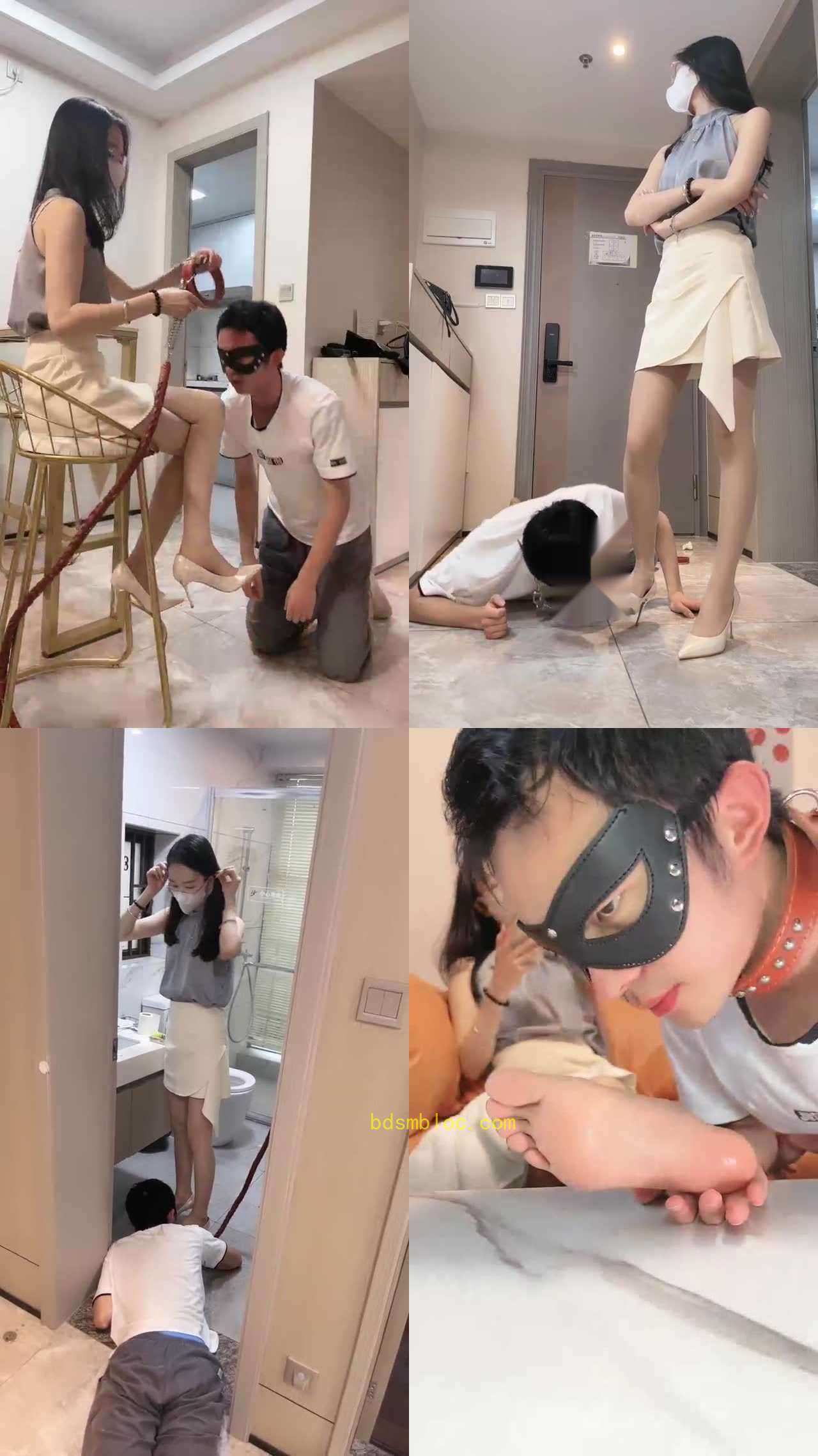 【万一夫妻主】情侣主接吻 暴虐研究生