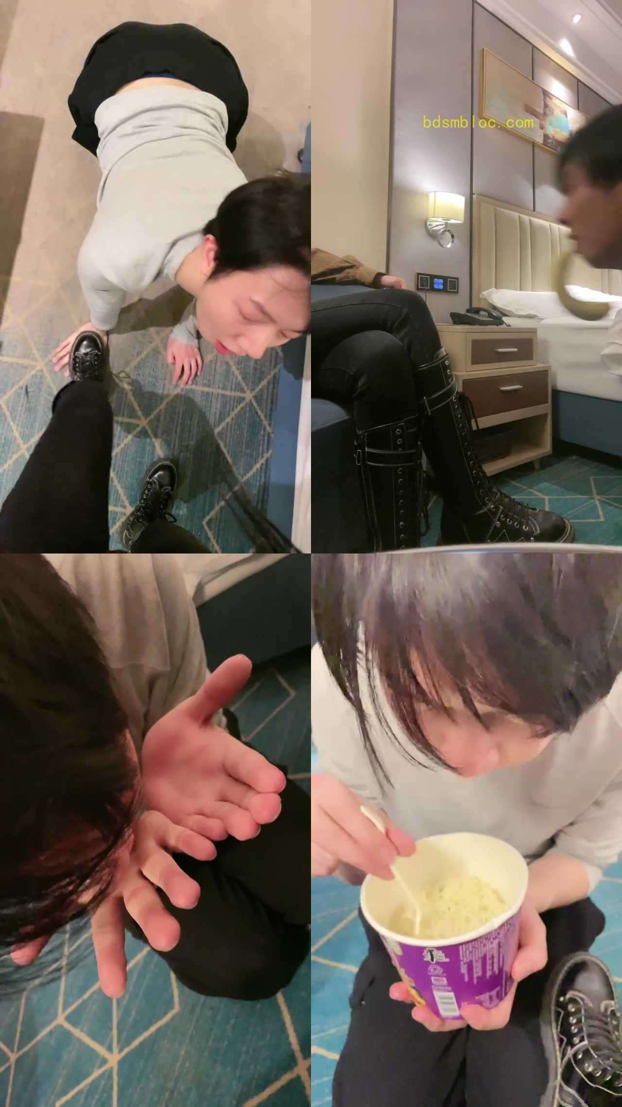 【奈奈生】绿帽贱货跪求圣水+口水