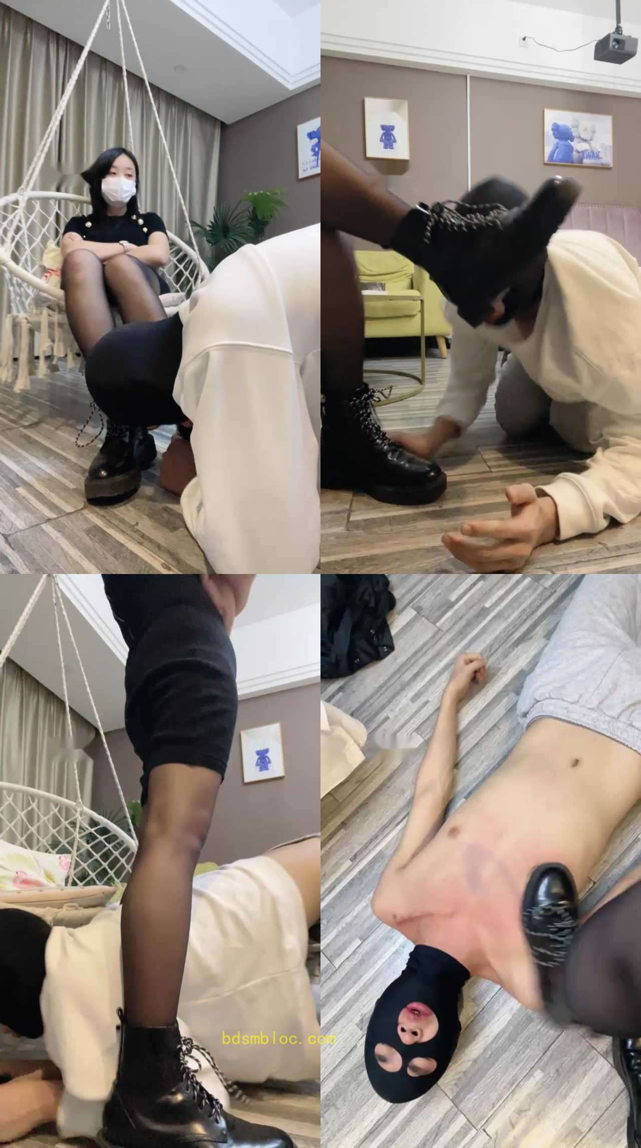【物业素人】碾压踩踏/狗舌清理脏鞋鞋底