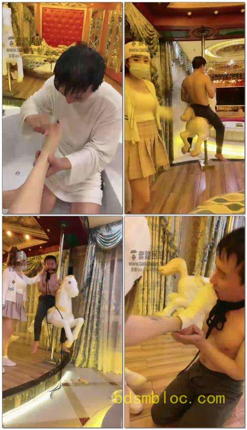 【仙儿s&amp;大乔s】双S虐狗，抽打恋足，圣水舔鞋，耳光